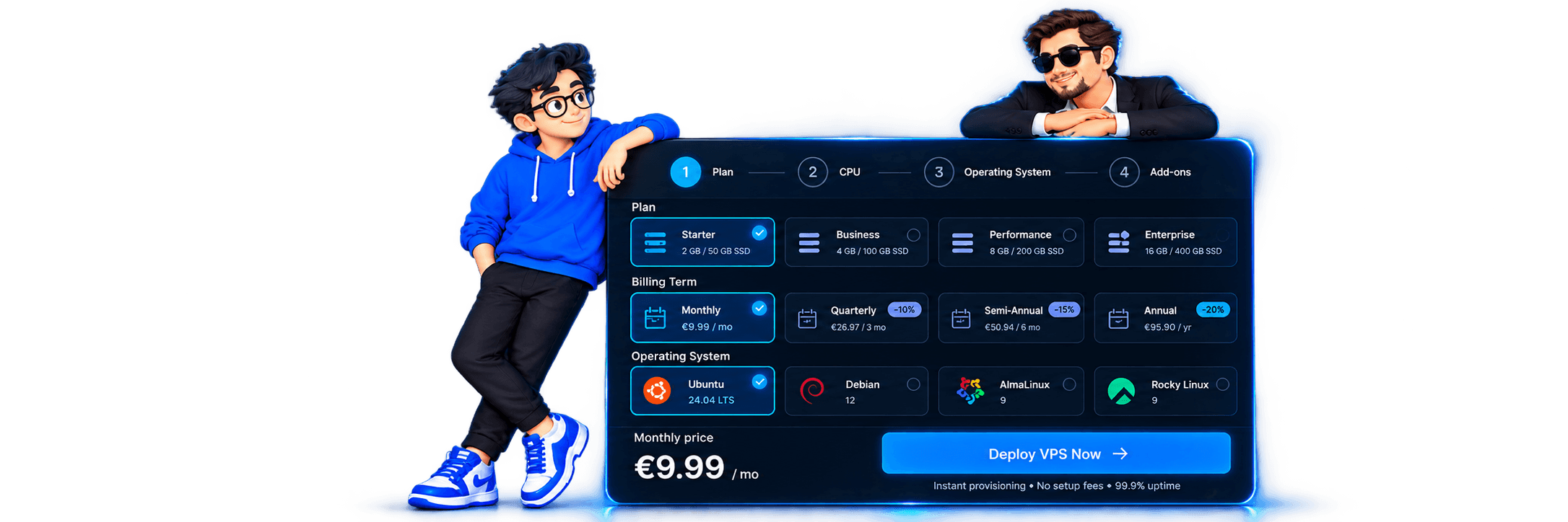 BALX VPS Configurator Artwork