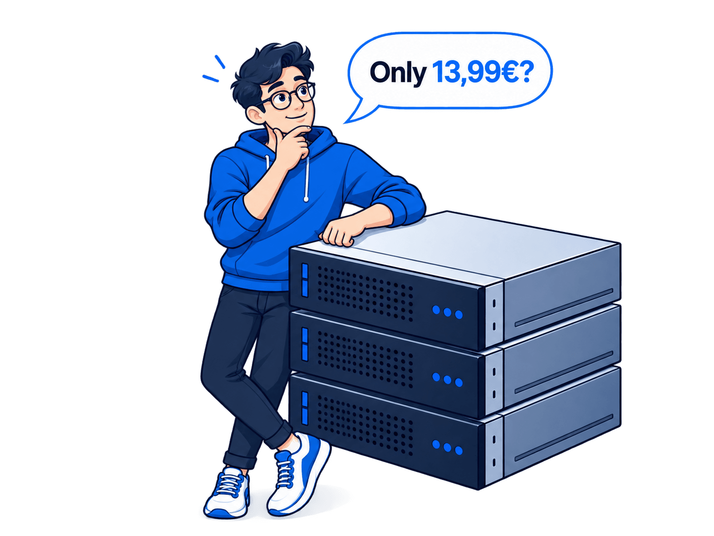 BALX VPS server stack and developer character