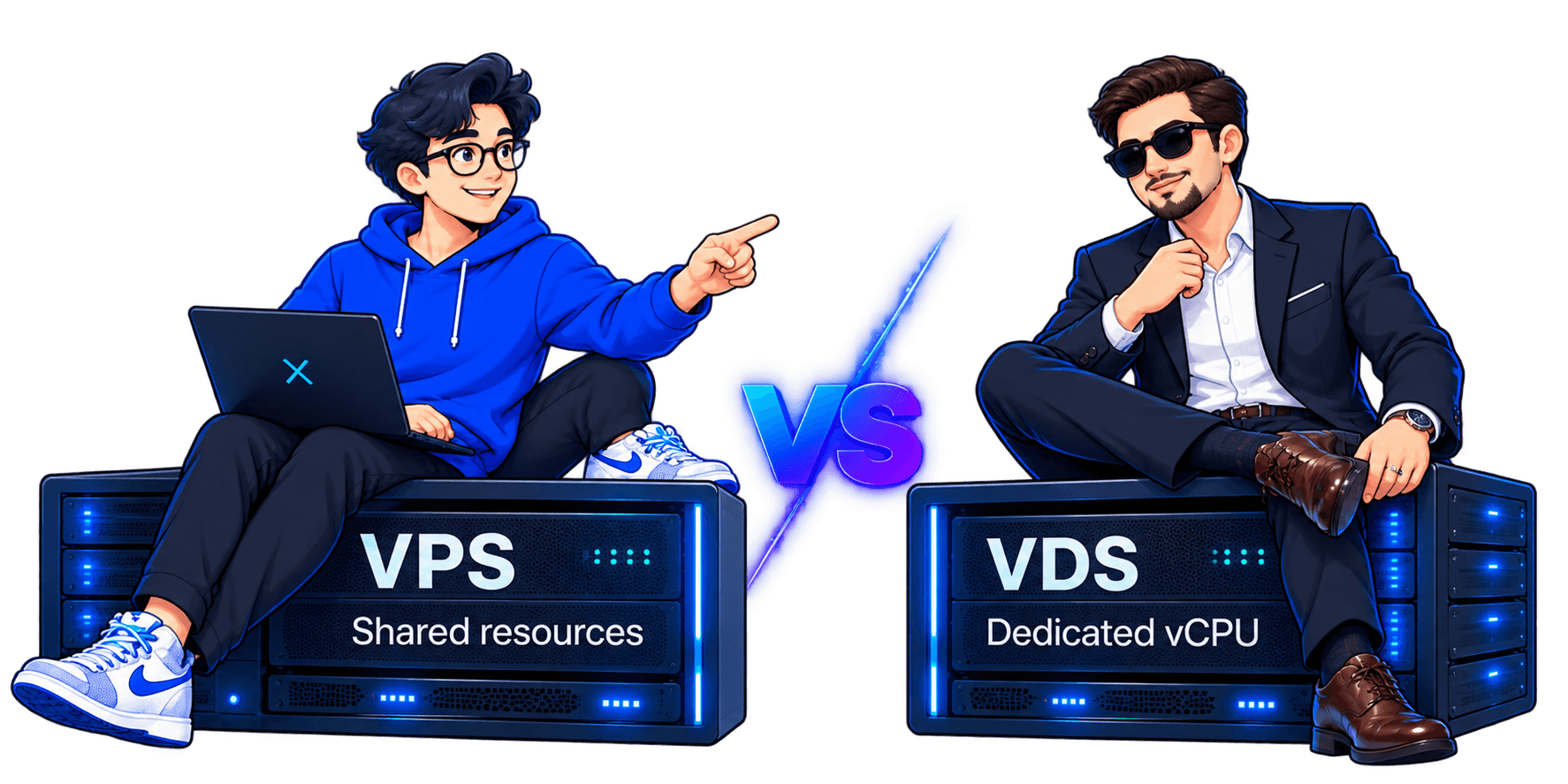 VPS vs VDS compute architecture comparison